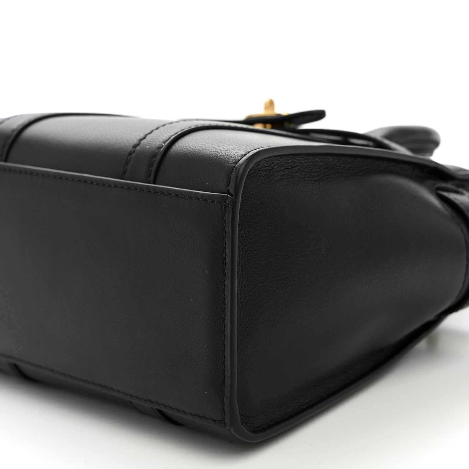 Mulberry Silky Calfskin Micro Bayswater Zip Tote Black 9 of 9