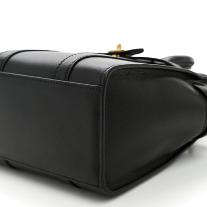 Mulberry Silky Calfskin Micro Bayswater Zip Tote Black 9 of 9