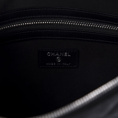 Chanel Caviar Quilted Medium Cosmetic Case Black 8 of 10