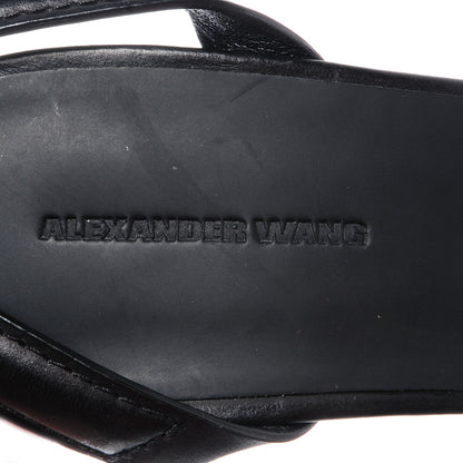 Alexander Wang Leather Lovisa Halter Pumps 39.5 Black 8 of 8