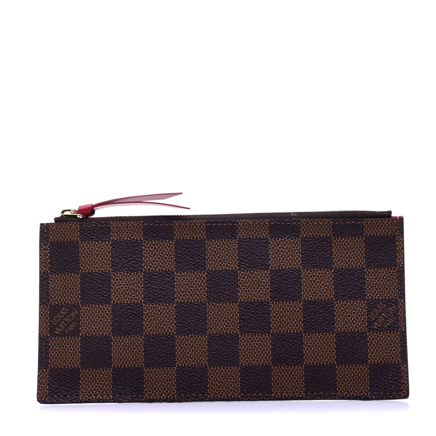 Damier Ebene Felicie Chain Wallet Zippered Insert