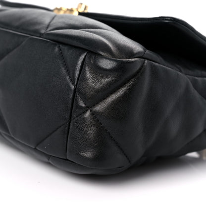 Chanel Lambskin Quilted Medium Chanel 19 Flap Black 9 of 14