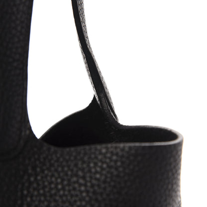 Hermes Taurillon Clemence Picotin Lock 22 MM Black 10 of 12