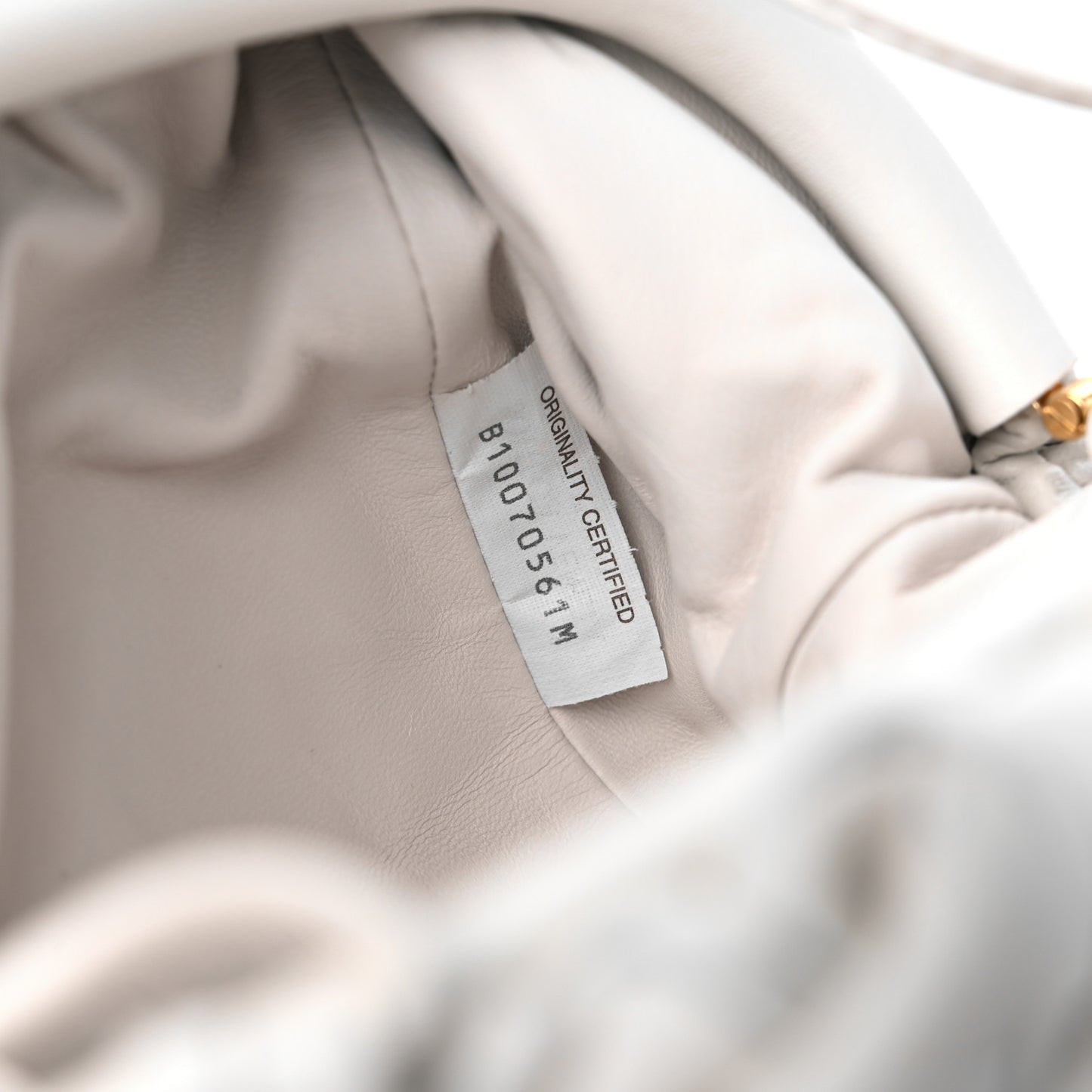 Nappa Intrecciato The Mini Pouch Chalk