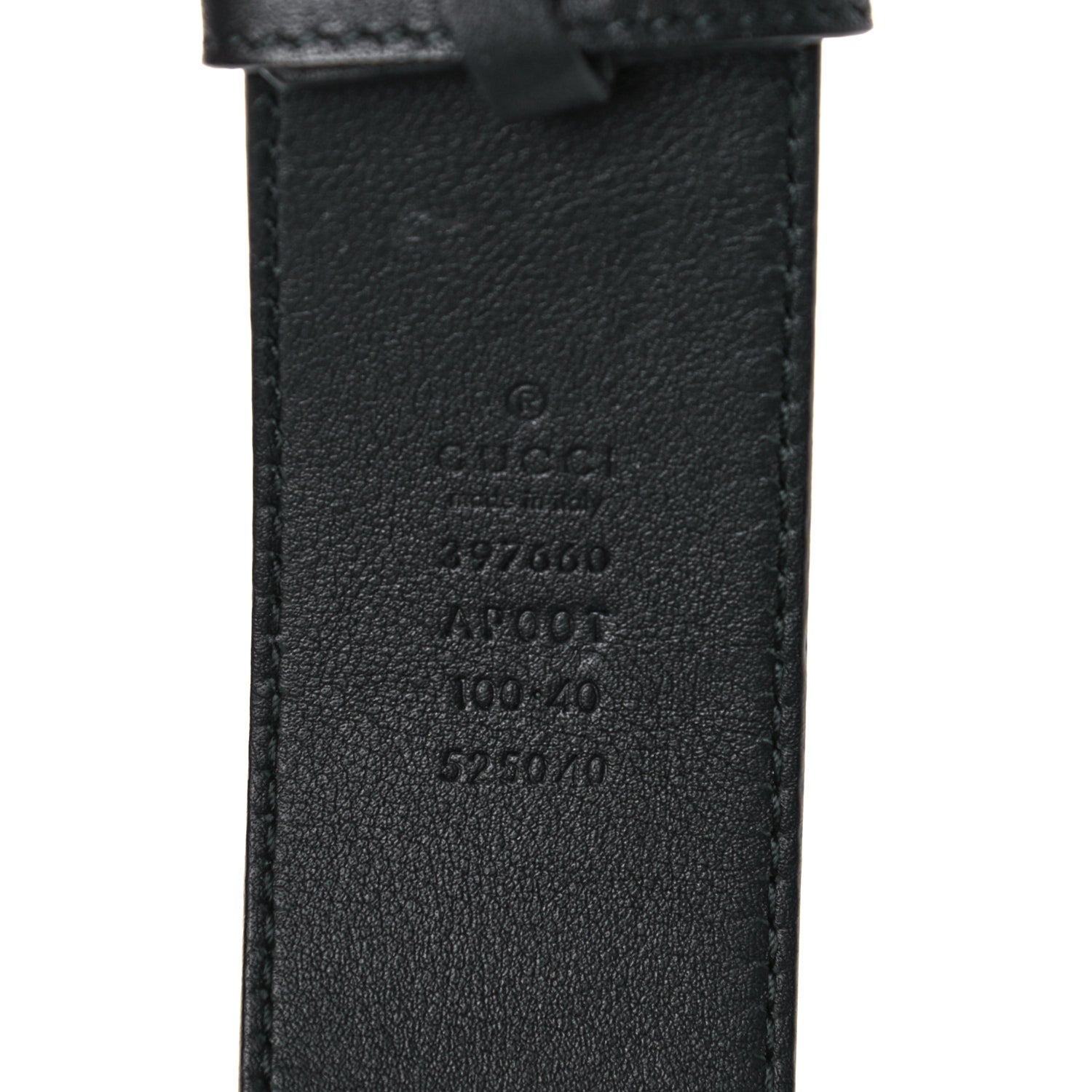 Gucci Calfskin Double G 40mm Belt 100 40 Black 3 of 5