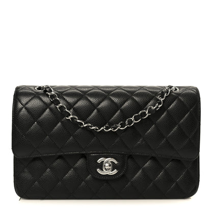 Chanel Caviar Quilted Medium Double Flap Black 1 of 13