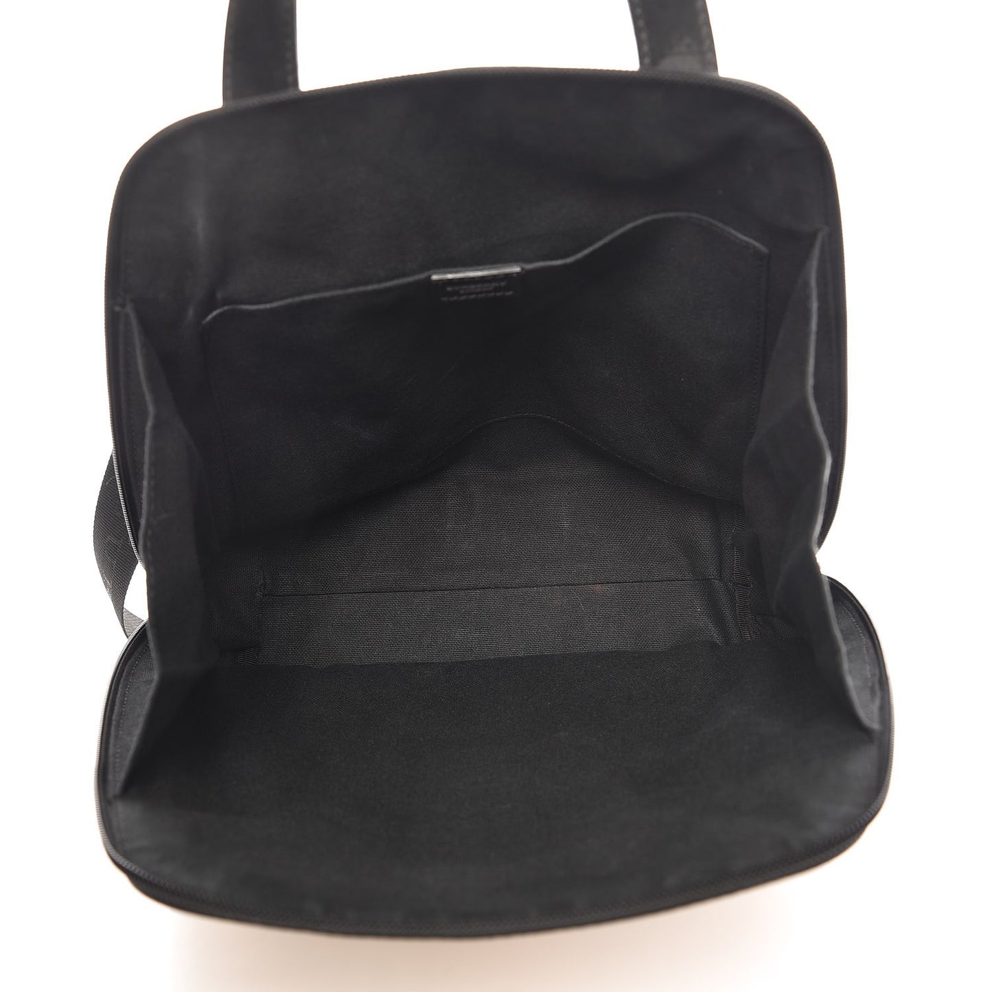 Canvas House Check Backpack Black