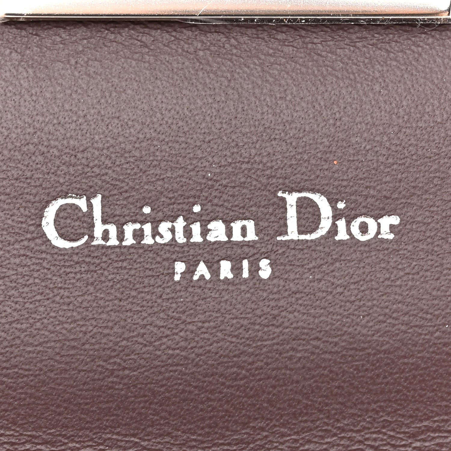 Christian Dior Metallic Box Patent Calfskin Miss Dior Promenade Pouch Red 6 of 12