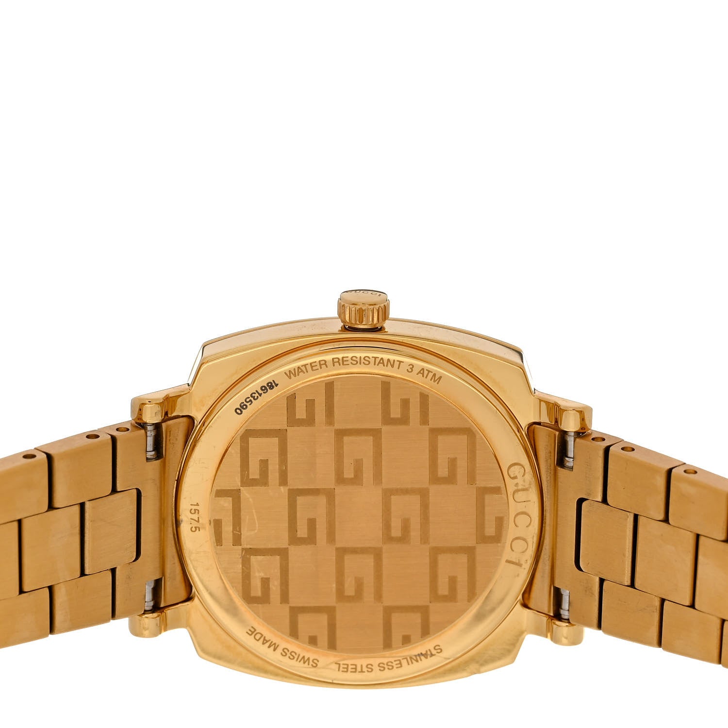 Gucci Stainless Steel 27mm Grip Quartz Watch Gold 4 of 5