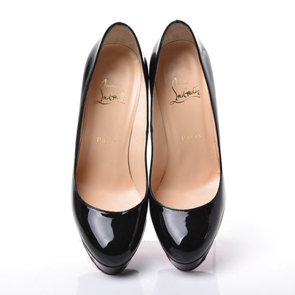 Christian Louboutin Patent Bianca 140 Pumps 37.5 Black 6 of 10