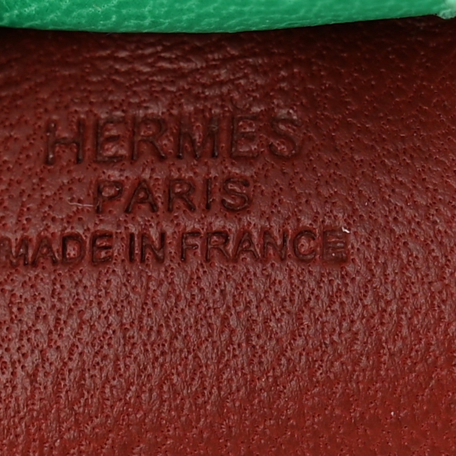 Hermes Milo Lambskin Grigri Rodeo Horse Bag Charm PM Rouge H Rose Indien Menthe 3 of 5