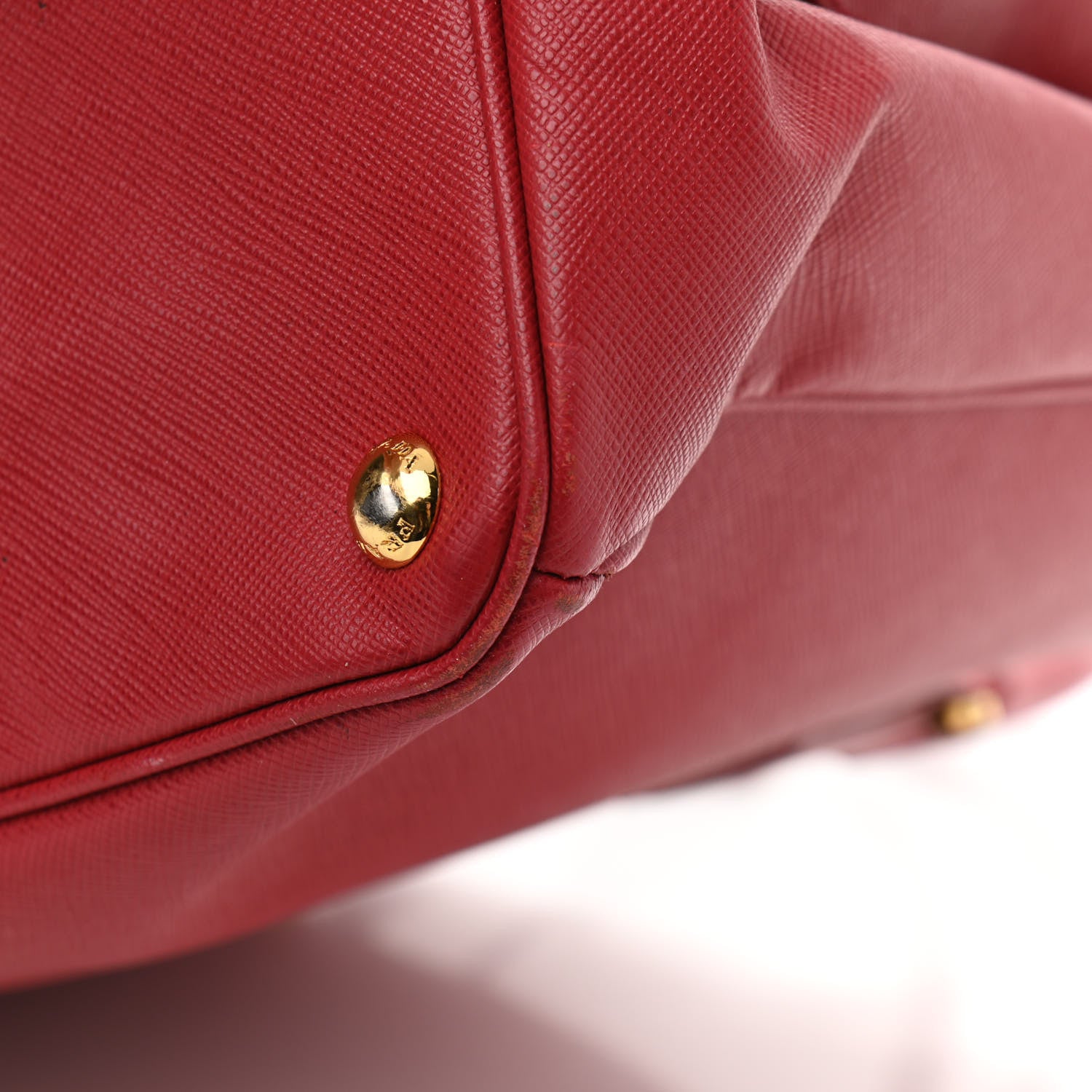 Prada Saffiano Lux Large Tote Fuoco 20 of 20