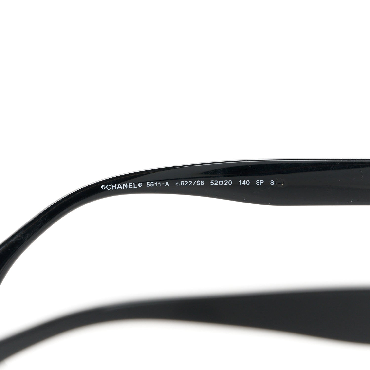 Chanel Calfskin Chain Sunglasses 5511-A Black 5 of 8