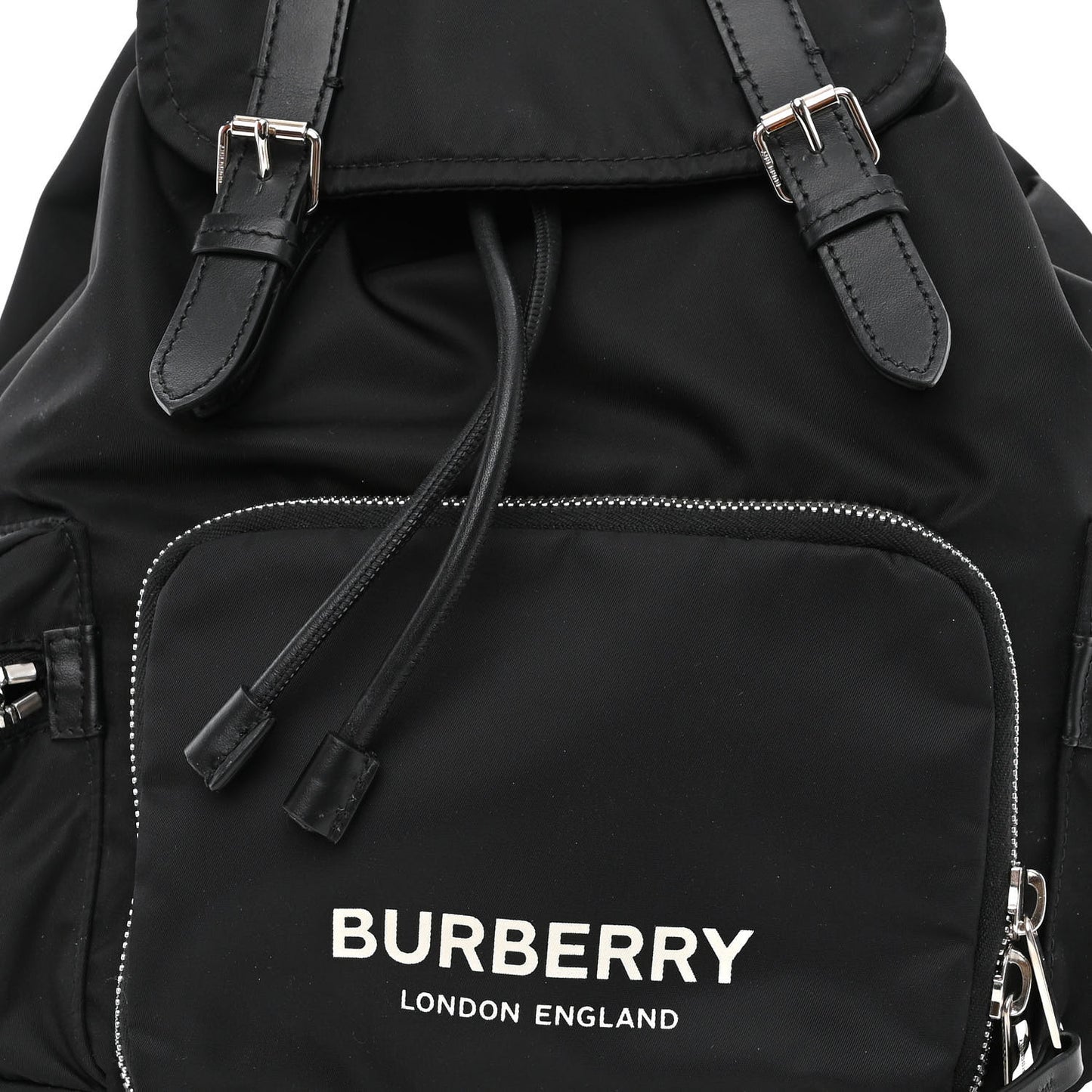 Nylon Logo Print Small Rucksack Backpack