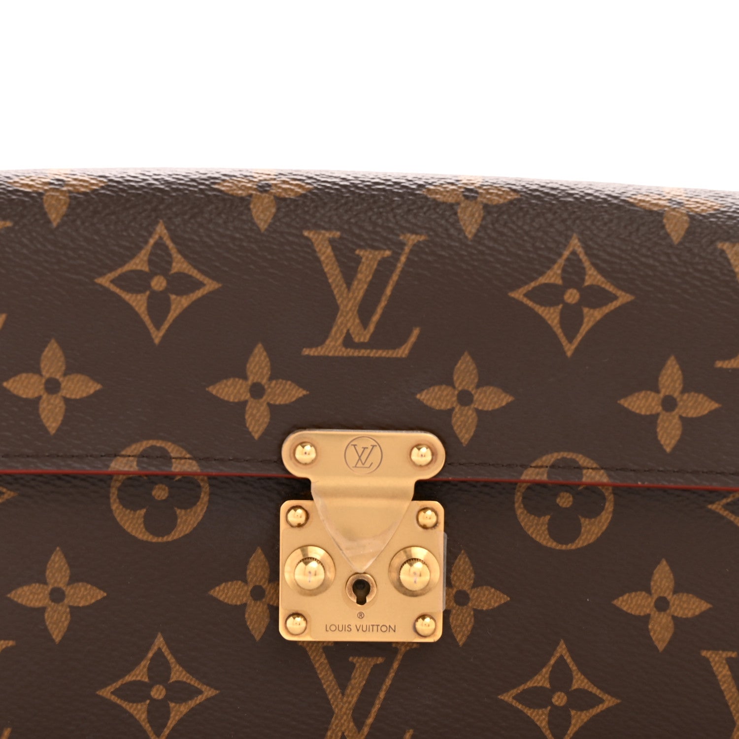 Louis Vuitton Monogram S Lock Belt Pouch MM 8 of 12