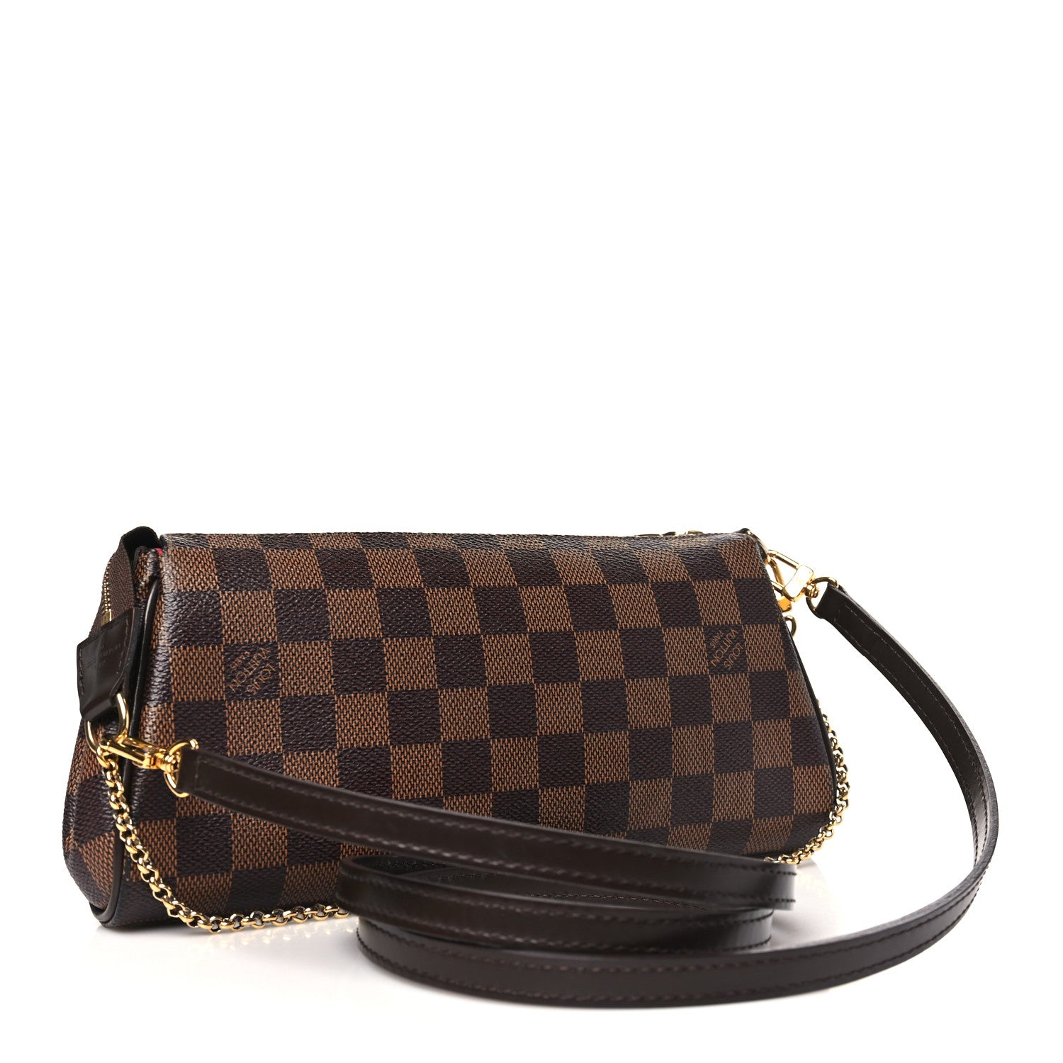 Louis Vuitton Damier Ebene Eva Clutch 3 of 10
