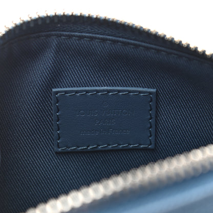 Louis Vuitton Calfskin Aerogram Keepall XS Blue 6 of 8