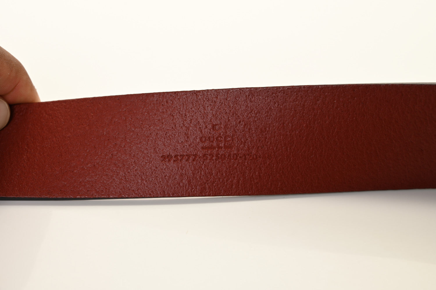 Gucci Calfskin Bi Color Interlocking G Belt 120 48 Red 6 of 8