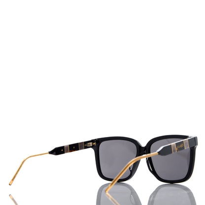 Gucci Acetate Square Sunglasses GG0599SA Black Tortoiseshell Pearlescent 4 of 8