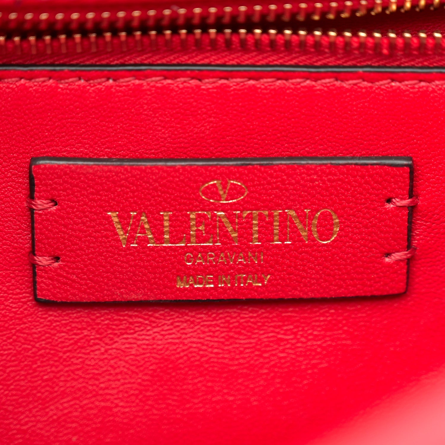 Valentino Garavani Nappa Medium Roman Stud Shoulder Bag Rouge Pur 6 of 9