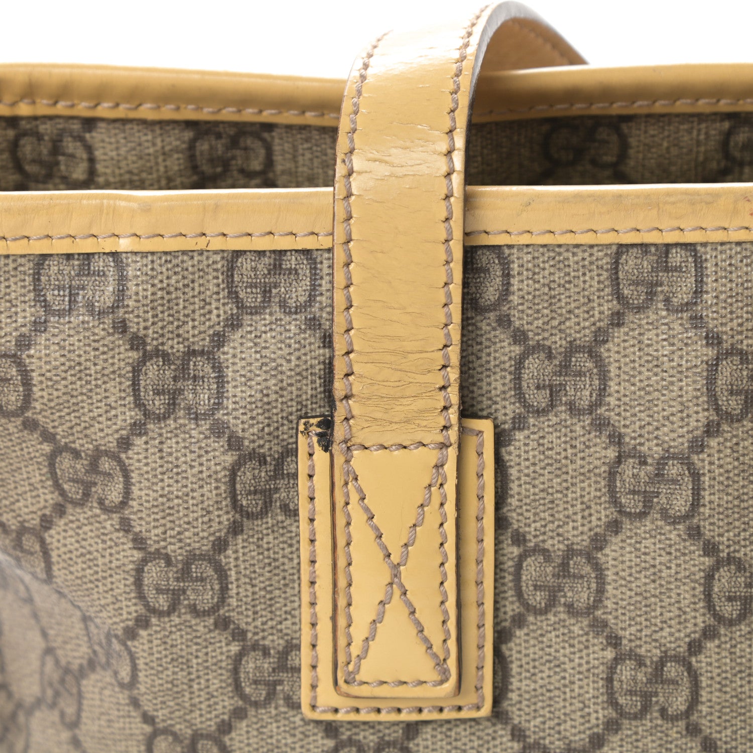 Gucci GG Supreme Monogram Small Joy Tote Yellow 17 of 24