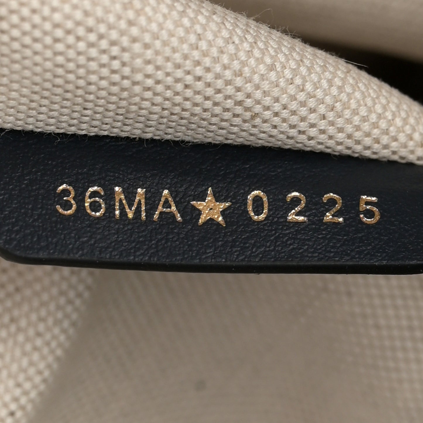 Oblique Calfskin Medium Signature Bucket Bag Blue