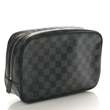 Louis Vuitton Damier Graphite Toilet Pouch PM 3 of 9