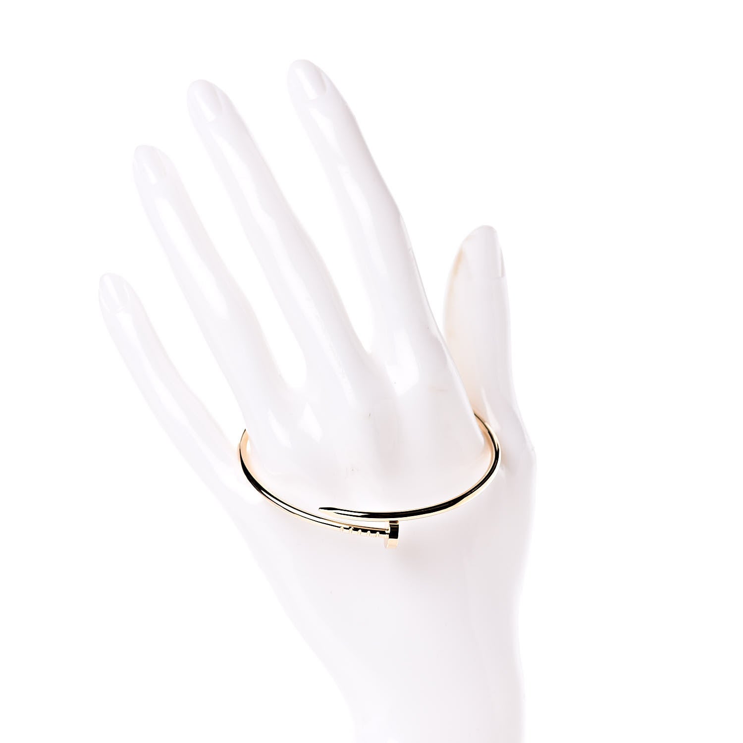 Cartier 18K Yellow Gold Small Juste Un Clou Bracelet 17 2 of 5