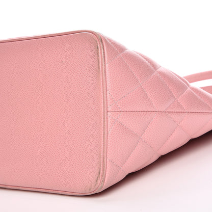 Chanel Caviar Quilted Medallion Tote Light Pink 13 of 16