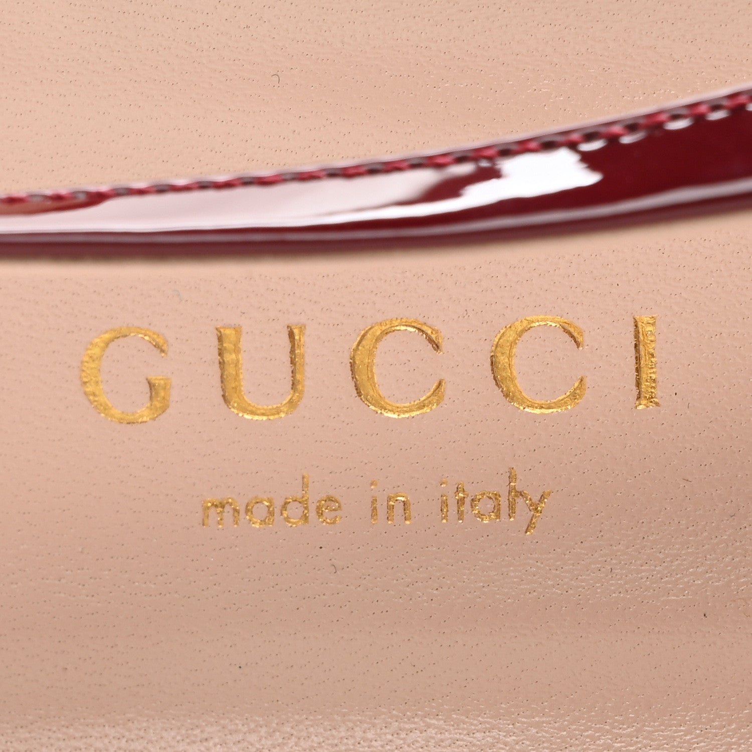 Gucci Vernice Crystal Horsebit Charlotte 42mm Slingback Pumps 37 Rosso Ancora 8 of 8