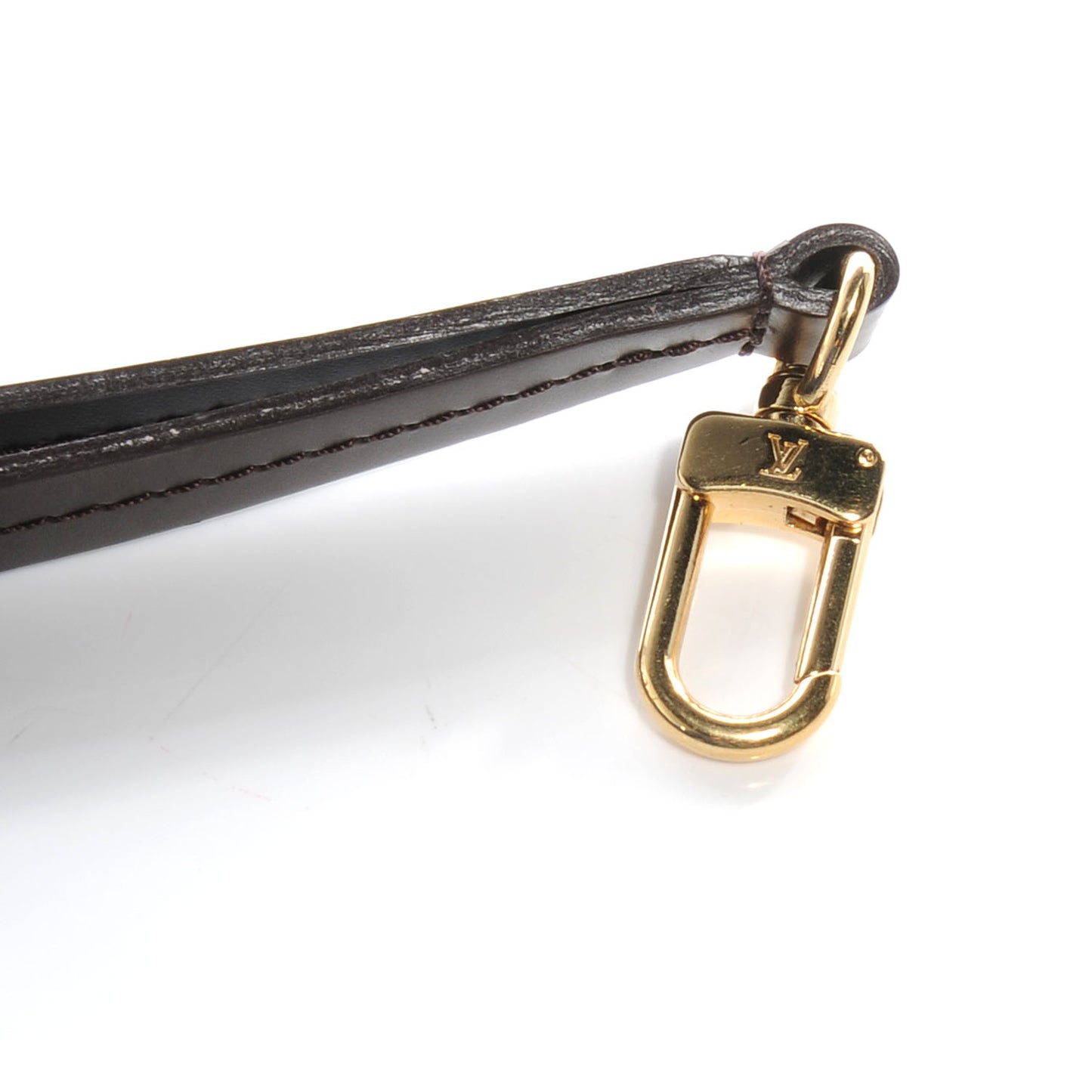 ID Card Holder Strap Accessory Brown