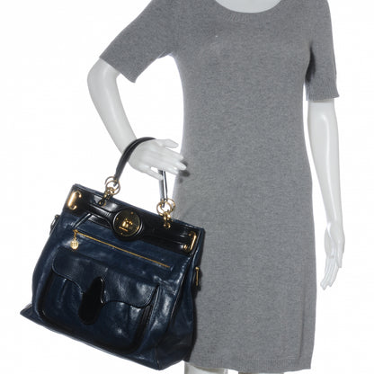 Balenciaga Chevre Lune Medium MM Tote Bleu 2 of 8