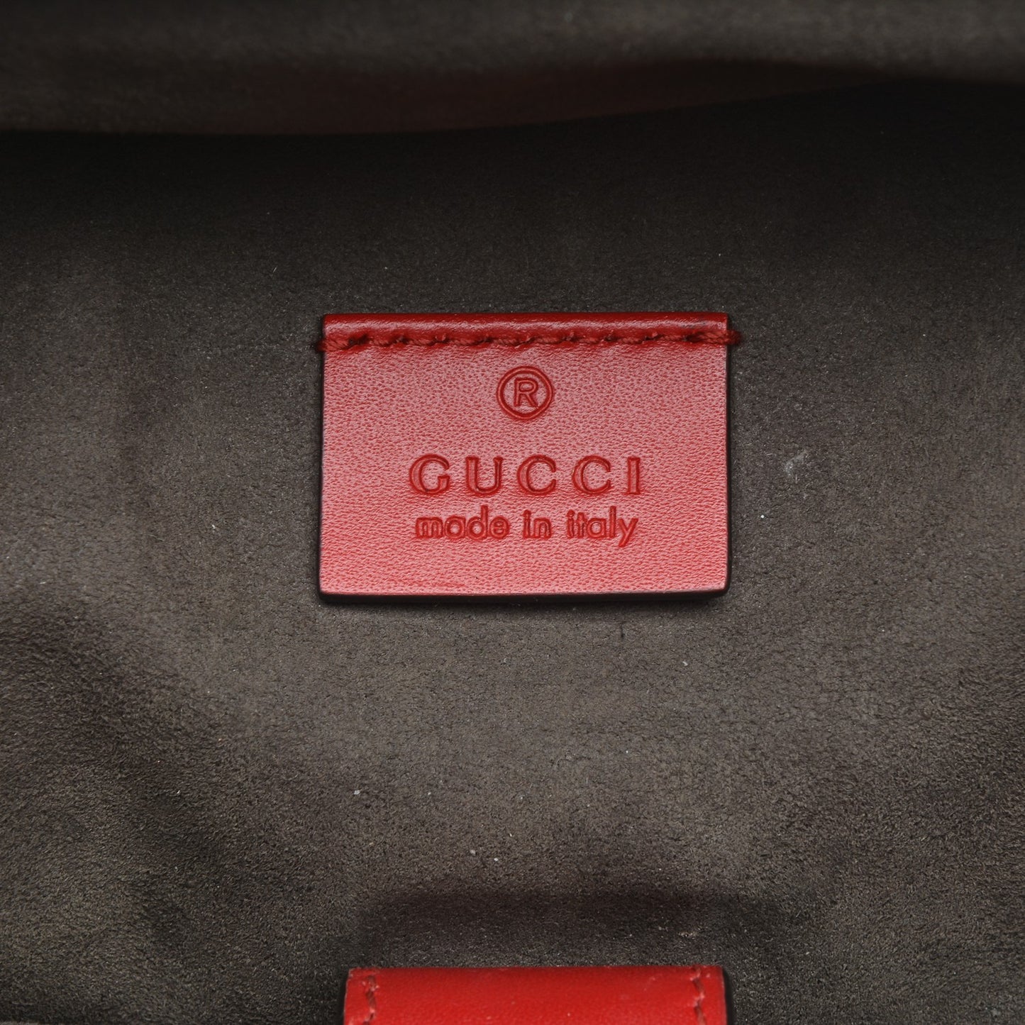 Guccissima Signature Day Backpack Hibiscus Red