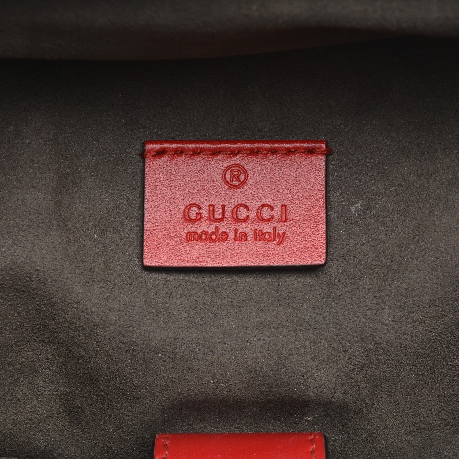 Gucci Guccissima Signature Day Backpack Hibiscus Red 6 of 7