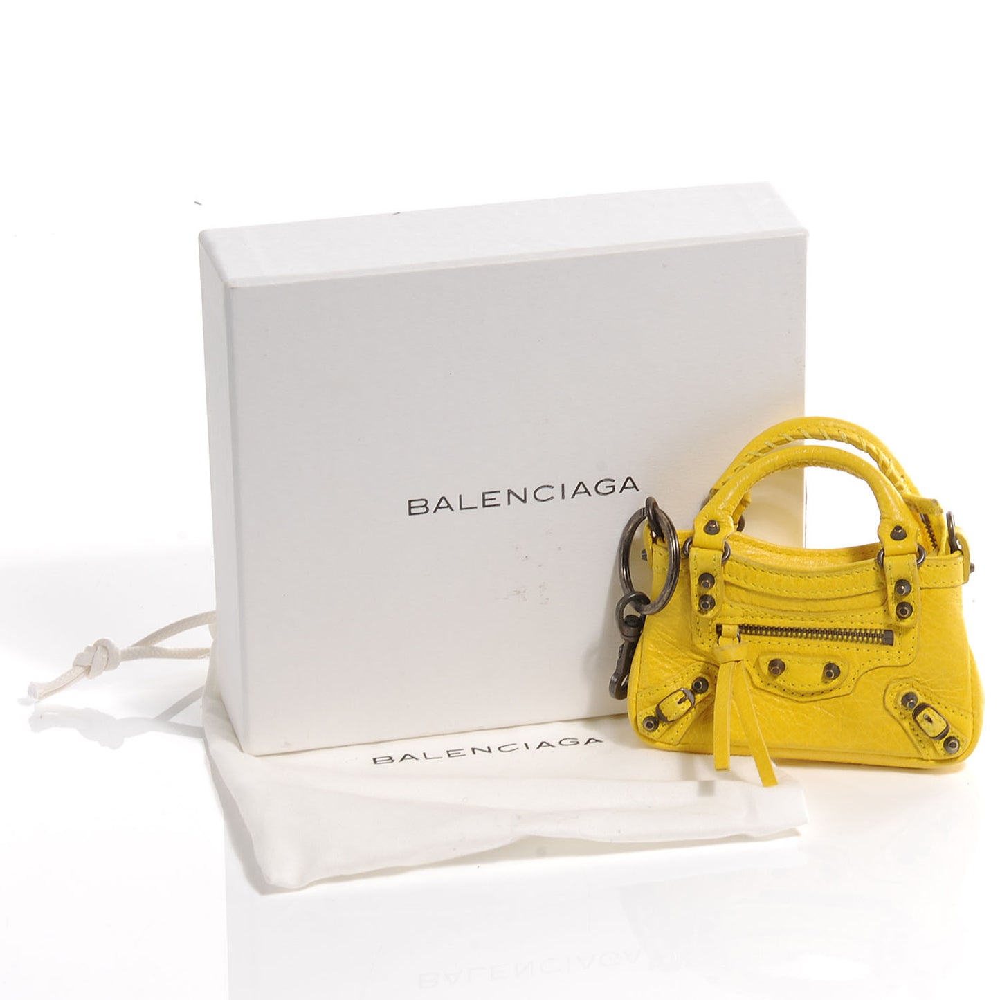 Agneau Mini First Bag Charm Moutarde