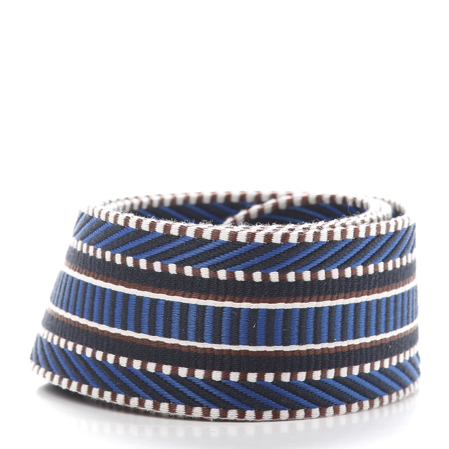 Hermes Toile Swift 50mm Sangle Cavale Shoulder Strap Bleu Zellige Indigo Black 2 of 5