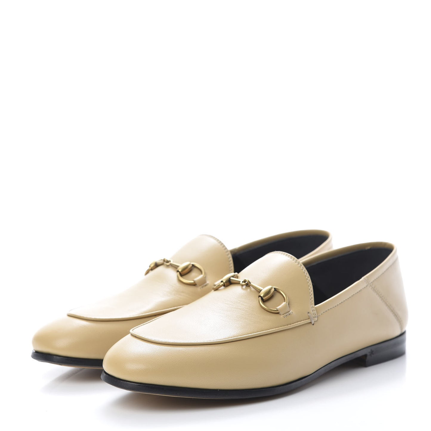 Lambskin Womens Brixton Horsebit Loafers 37 Wheat