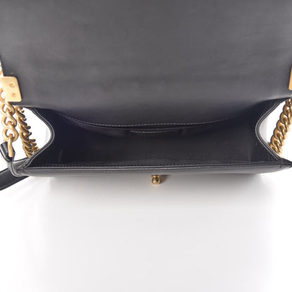 Chanel Lambskin Quilted Medium Boy Flap Black 5 of 9