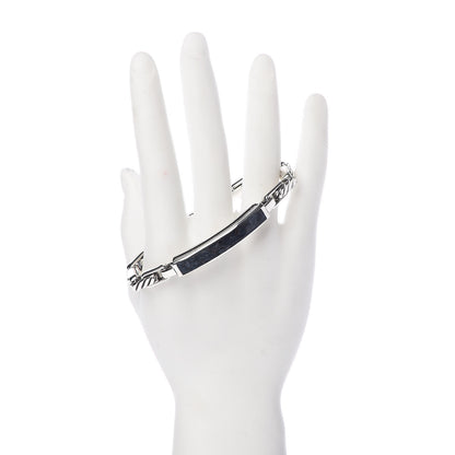 David Yurman Sterling Silver Pietersite Mens Modern Cable ID Bracelet 2 of 5