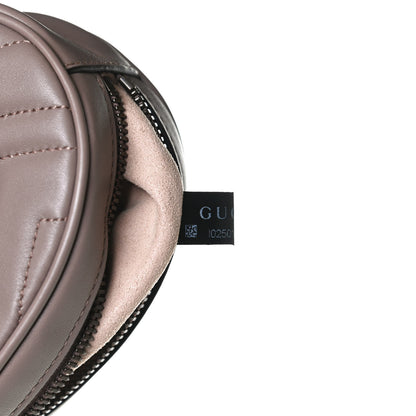 Gucci Calfskin Matelasse GG Marmont Belt Bag 85 34 Porcelain Rose 8 of 16