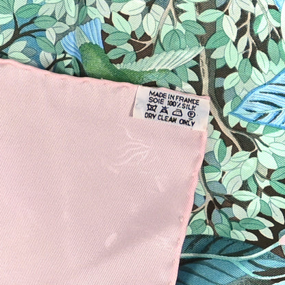 Hermes Silk Au Coeur de la Vie Scarf 90 Pink 3 of 3