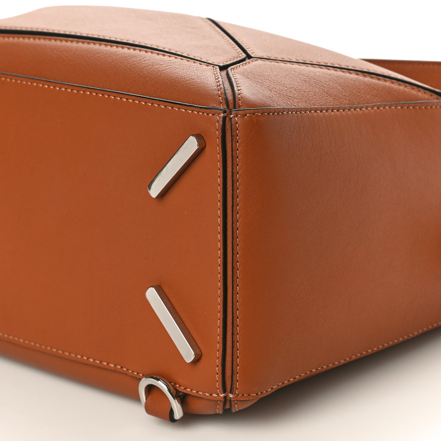 Calfskin Medium Puzzle Bag Tan