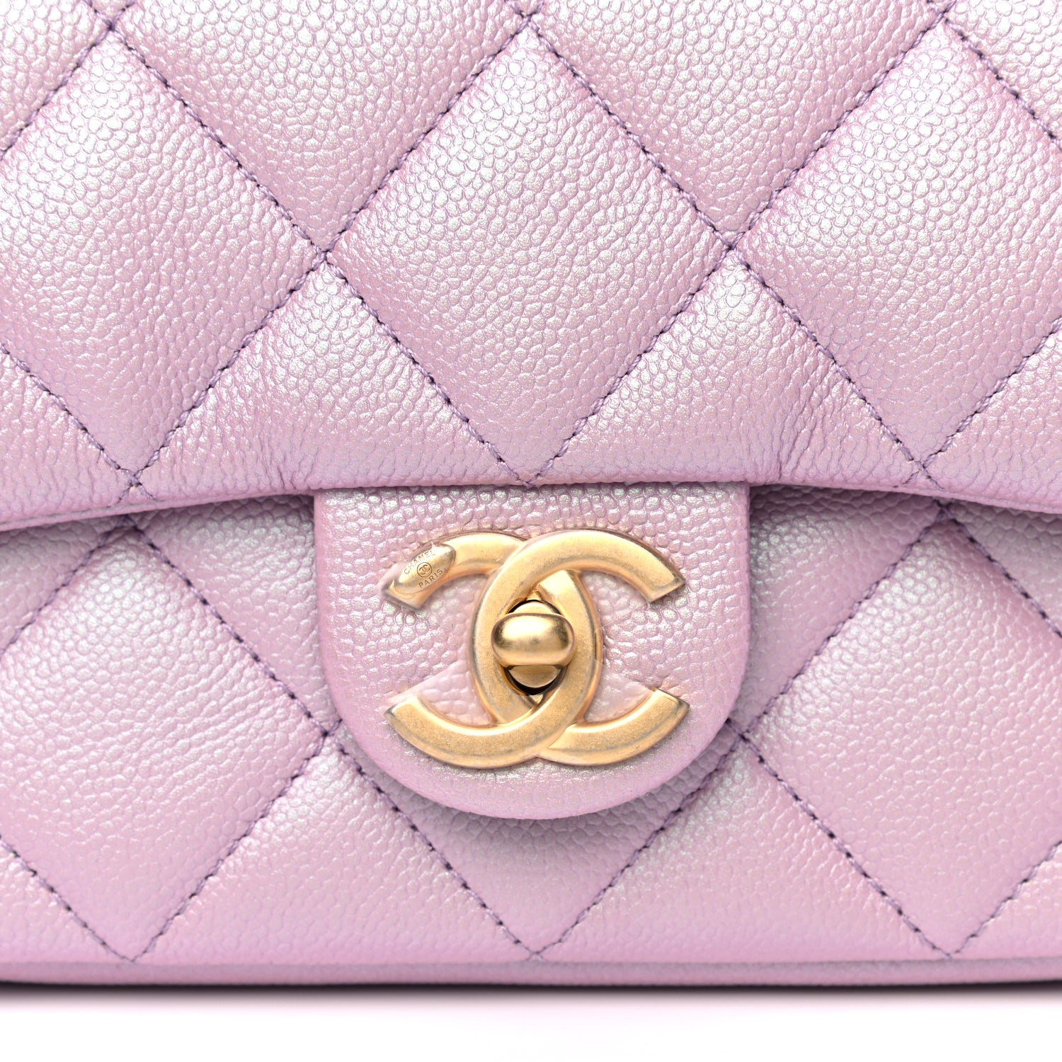 Chanel Iridescent Caviar Quilted Mini My Perfect Flap Pink 8 of 11