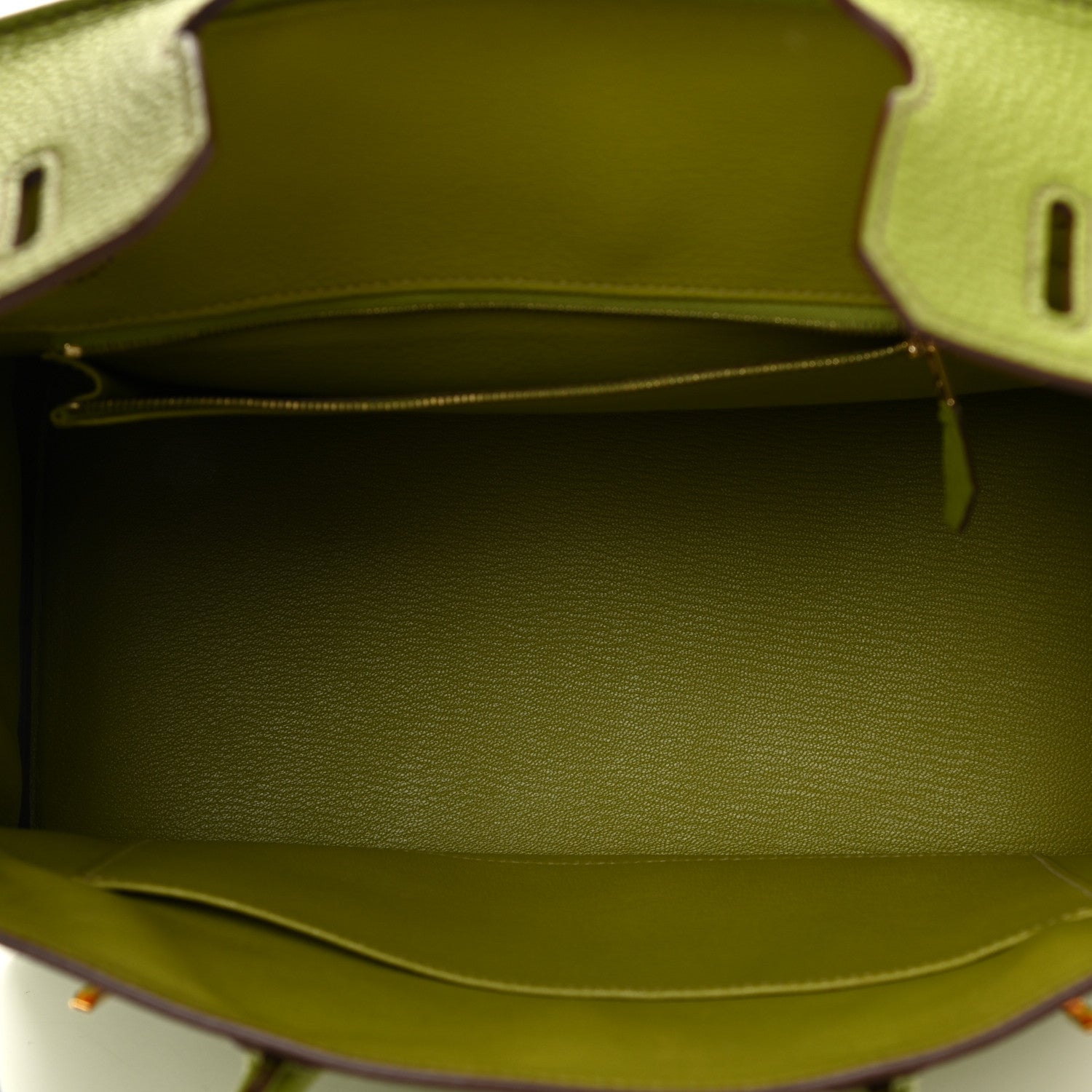 Hermes Togo Birkin 30 Vert Anis 5 of 14