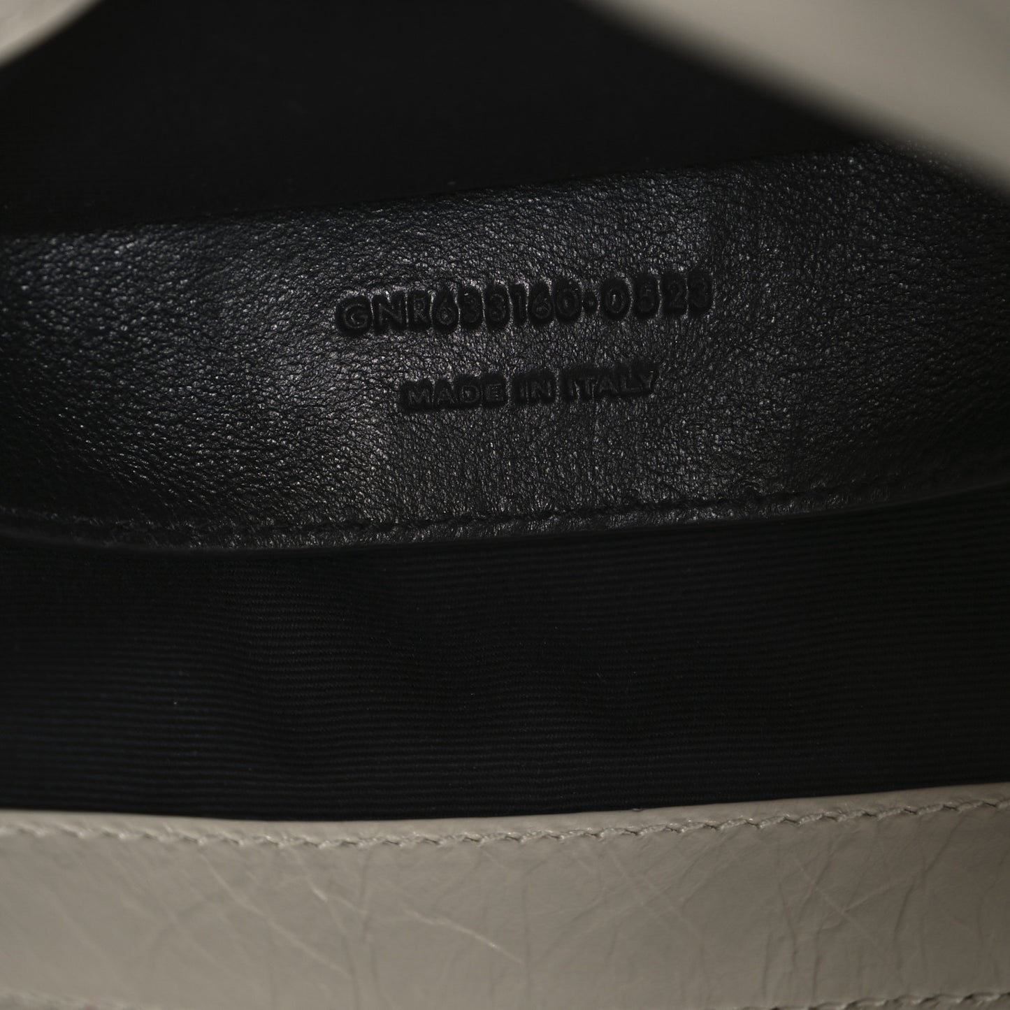 Crinkled Calfskin Matelasse Monogram Baby Niki Chain Satchel Blanc Vintage