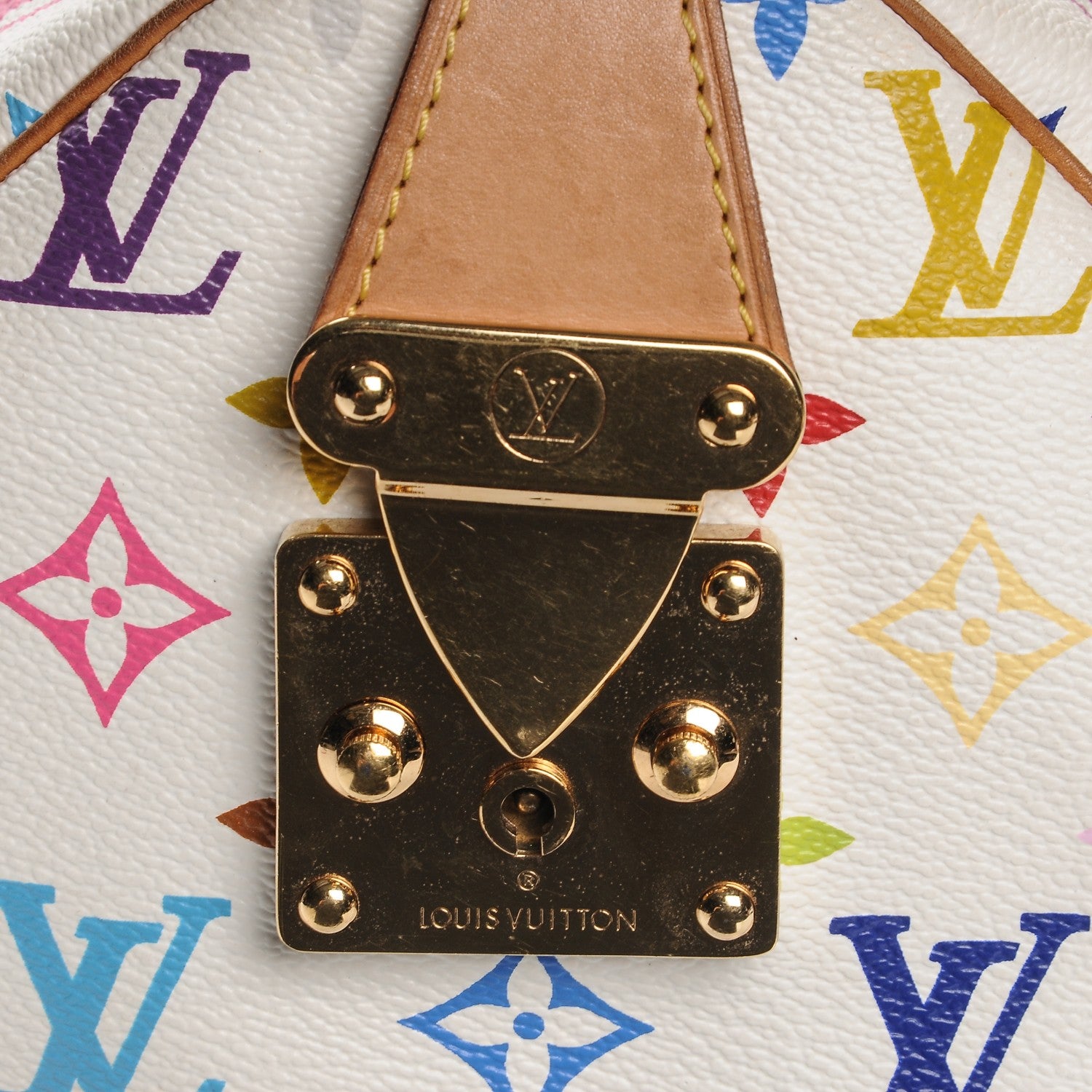 Louis Vuitton Monogram Multicolor Speedy 30 White 7 of 9