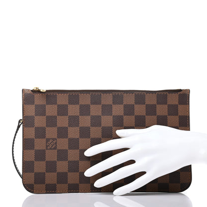 Louis Vuitton Damier Ebene Neverfull MM GM Pochette 2 of 7