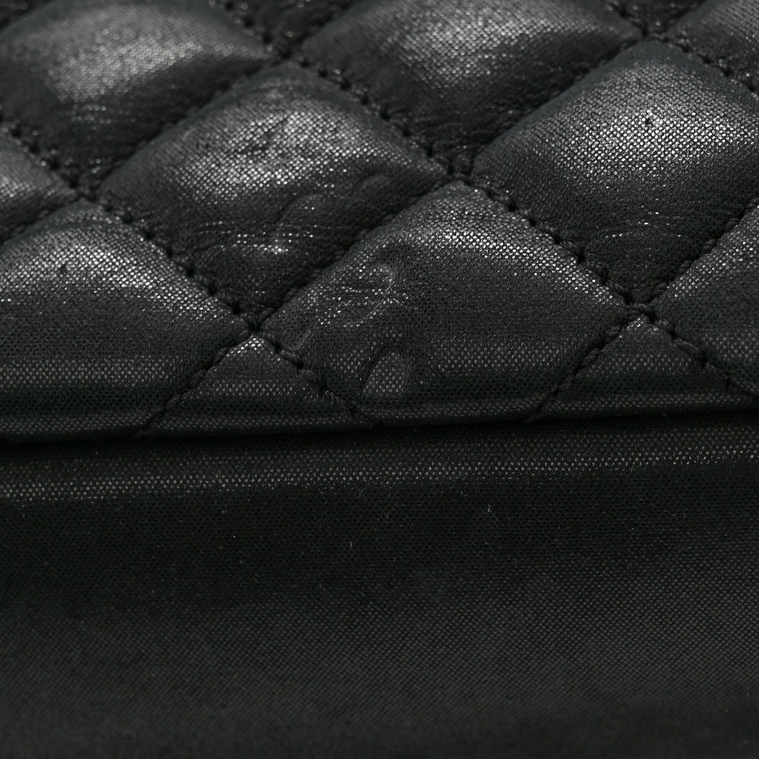 Saint Laurent Calfskin Mixed Matelasse Triquilt Small Monogram Satchel Black 12 of 14