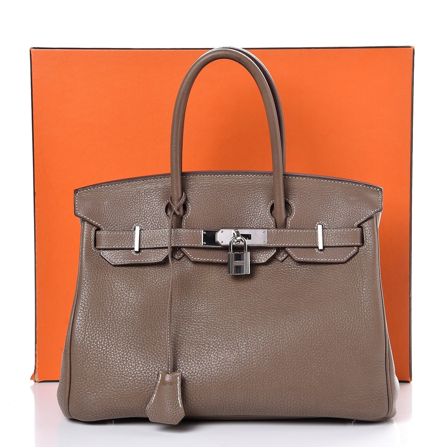 Hermes Togo Birkin 30 Etoupe 32 of 32