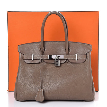 Hermes Togo Birkin 30 Etoupe 32 of 32